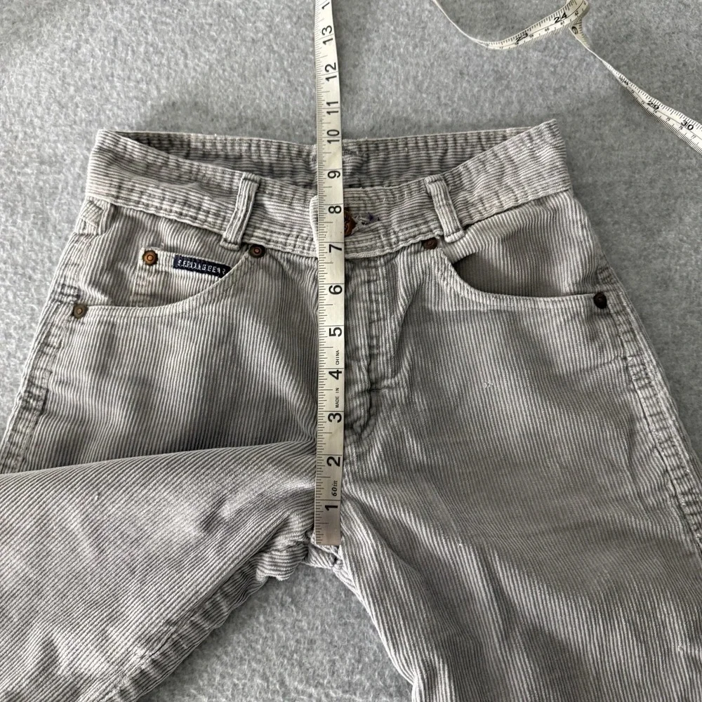 Vintage Corduroy Gray Flare San‎ Francisco Riding Gear Wally Jr Pants Boys 12